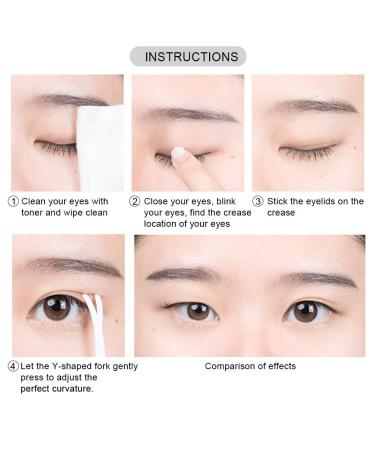 Double Eyelid Tape - Transparent Eye Patch for Long-Lasting Beautiful Eyes | 72 Applications Slim Type MXE-C005 - Buy Online on SooperMarket.com