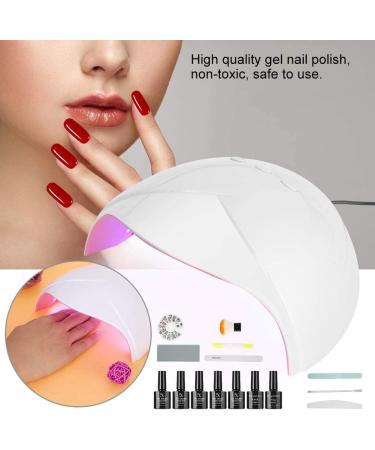 UV LED Gel Nail Set Dekaim UV LED Gel Nail Art Set 36W UV Gel Dryer Light Top&Base Manicure Set(4#) - Buy Online on SooperMarket.com