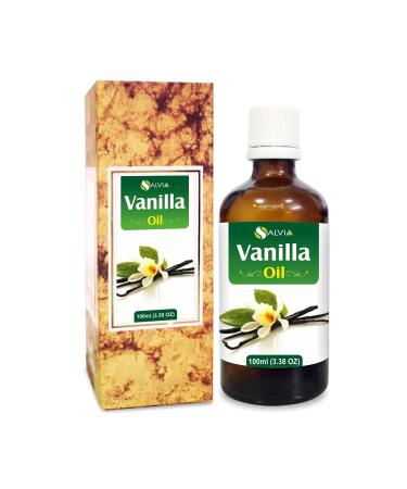 Salvia Vanilla (Vanilla Planifolia) Essential Oil 100% Pure & Natural Undiluted Oil | Best for Aromatherapy | Therapeutic Grade - 15 ML Vanilla 15 ML
