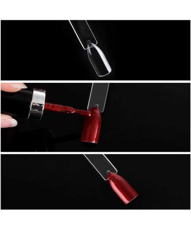 Pack of 50 Transparent Nail Polish Display Color Fields for Nail Studios - Perfect for Salon Organization - Buy Online on SooperMarket.com