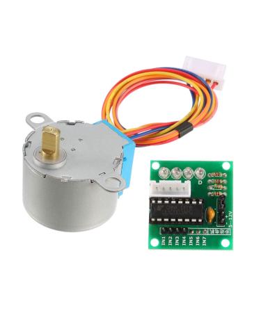 uxcell DC 5V Micro Stepper Motor 28BYJ-48 with 5V ULN2003 Drive Test Module Board 5 Line 4 Phase