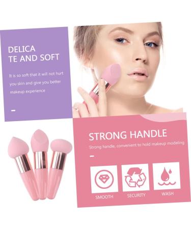 Gogogmee 2 Sets Beauty Pen Beauty Makeup Tool Facial Powder Sponge Beauty Brush Beauty Sponge Makeup Sponge with Handle Make-up Pen Makeup Puff Pen Portable Makeup Sponge Makeup Gadget - Buy Online on SooperMarket.com