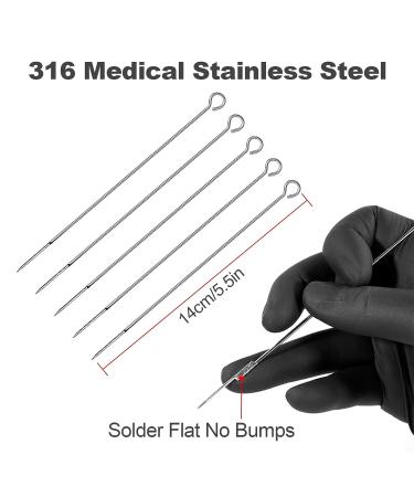 Romlon Tattoo Needles Assorted Sizes 50 Count - Pack of 1 - Buy Online on SooperMarket.com