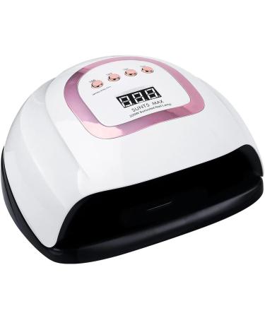 Yurayisen 220W UV LED Nail Lamp for Gel Polish 4 Timers Large Space Gel Curing Lamp Nail Dryer - Buy Online on SooperMarket.com
