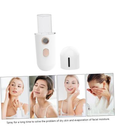HAPINARY 1pc Hydrating Instrument Mini Face Humidifier Spa Steamer Beauty Steamer Face Water Steamer Nano Spray Humidifier Skin Steamer Hydrating Mister White Abs Moisturizing - Buy Online on SooperMarket.com