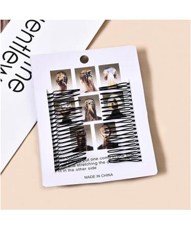 kawehiop 4x Trendsetting Accessory Magic Beads Hair Slides For Women Lightweight Plastic Magic Decorative Hair Combs For Women - Buy Online on SooperMarket.com