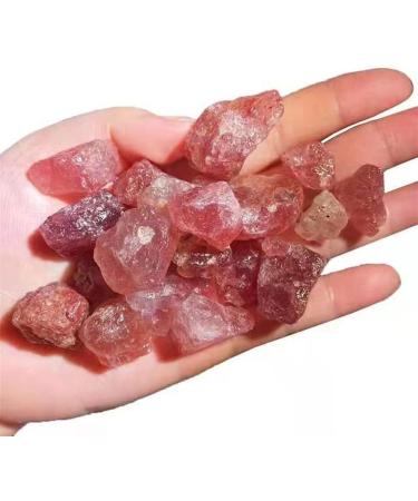Rough Crystals Raw Strawberry Quartz Specimens for Stones 100g Gift - Buy Online on SooperMarket.com