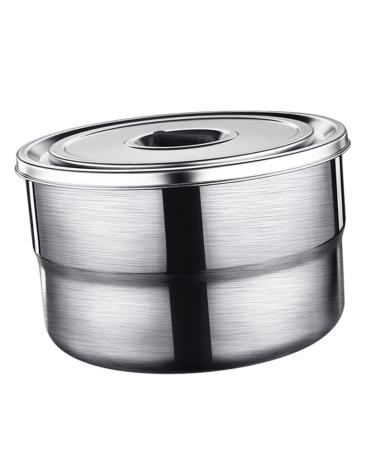 Alipis Box Lunch Box Stainless Steel Airtight Container Canister Storage Container With Cover Storage Jar