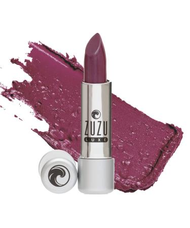 Zuzu Luxe Lip Color Lipstick (Ultra Violet - Purple with Opalescent Pink/Cool Cr me)  Natural Ultra-Hydrating Lipstick  Paraben Free  Vegan  Gluten-free  Cruelty-free  Non GMO  0.13 oz