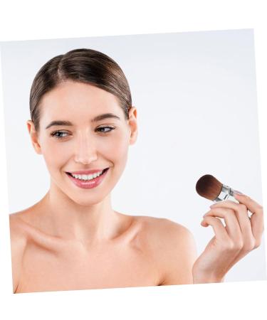 Housoutil Dense Retractable Foundation Brush - Perfect Cosmetic Tool for Powder & Liquid Makeup | Travel-Friendly Blush & Concealer Applicator - Buy Online on SooperMarket.com
