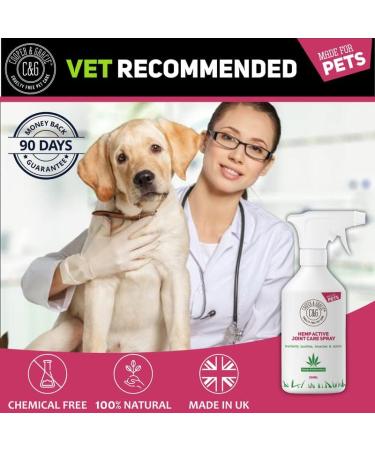 Hemp Active Joint Care Spray | Instant Soothes Muscle & Joint | Quick Absorb | 100% Cruelty Free Vet Recommended | Best For Dogs And Horses | Amazing Essential Oil Embrocation - Buy Online on SooperMarket.com