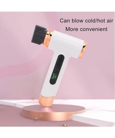 Hair Dryer 15000mAh Portable Hair Dryer USB Rechargeable Travel Hair Dryer with Concentrator Turbo Heat and Cold Shot Features 200W Cold Hot Wind for Fast Drying As Salon - Buy Online on SooperMarket.com