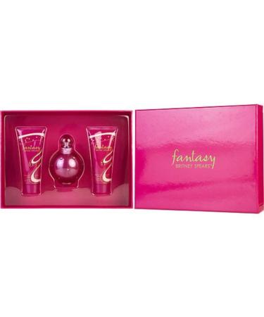 Britney Spears Britney Spears Fantasy 3piece Gift Set for Women (3.4 Oz Edp Spray + 3.3 Oz Shower Gel + 3.3 Oz Body Souffle) 3count - Buy Online on SooperMarket.com