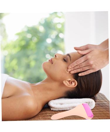 Massage Roller Face Massager | Ice Roller & Eye Cream Tool for Skin Care | Purple Facial Massage Stick 17x7.5x3cm - Buy Online on SooperMarket.com