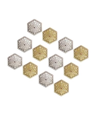 KOMBIUDA Wedding Stuff 12pcs Sugar Container Candy Container Hexagon Candy Holders Candy Box Candy Stand Western Style