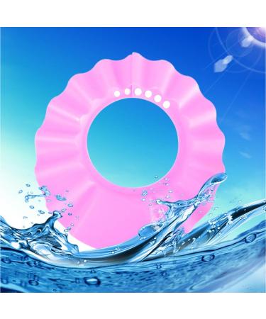 HOOYEE Adjustable Bath Cap for Kids - Pink | Shower and Shampoo Protection for Toddlers and Babies - Buy Online on SooperMarket.com