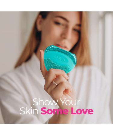 Pop Sonic Strawberry 3-in-1 Skin Exfoliating Cleanser - Turquoise - Buy Online on SooperMarket.com