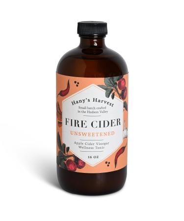 Hany's Harvest Unsweetened Fire Cider - Original Unsweetened - 16 Oz.