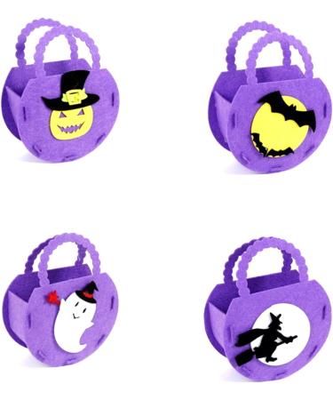 oueyfer Pack of 4 Portable Treat Baskets with Handles Portable for Biscuits Snacks Snacks Treats Treats Carry Bags Treat Baskets for Women and Adults Sweets - Buy Online on SooperMarket.com