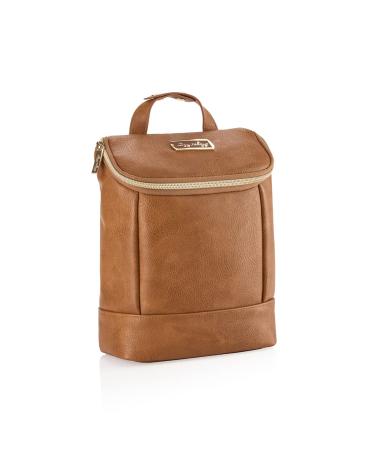 Itzy Ritzy Insulated Bottle Bag | Keeps Bottles Warm/Cool | Holds 3 Bottles | Interior Pocket for Ice Pack | Cognac - Buy Online on SooperMarket.com