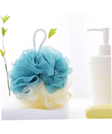 Buy Angoily 8pcs Color Matching Bath Ball Mesh Pouf & Men's Gloves - Soft Shower & Bath Scrubbers Perfect for Cleaning & Relaxation - Buy Online on SooperMarket.com