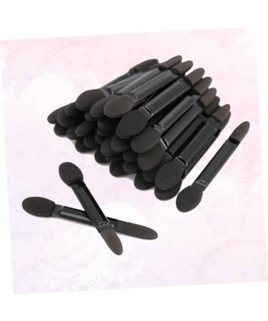 Baluue 150 Pcs Women Eyeshadow Brush Eye Shadow Applicator Double-end Eyeshadow Brushes Face Sponge Black - Buy Online on SooperMarket.com