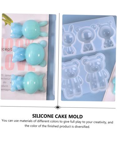 FELTECHELECTR 2pcs Doll Cartoon Ornaments Adorable Rabbit Molds Pendants Dessert Earring Shape Coaster Crystal - Buy Online on SooperMarket.com