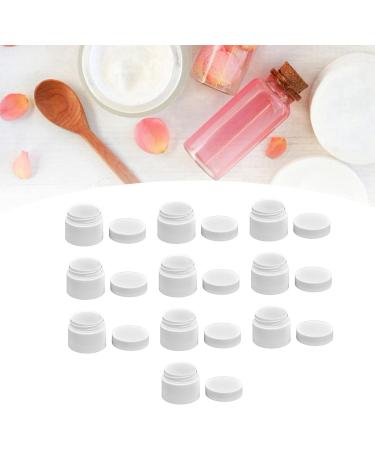 Yosoo 5g Round Clear Plastic Jars 10Pcs | Leak Proof & Portable Cream Containers | Refillable & Reusable Lotion Ointment Jars - Buy Online on SooperMarket.com