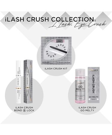 LASHVIEW DIY Eyelash Extension Kit - 12 Clusters Volume Lashes Set with Applicator, Bond & Seal, Remover - Eye Lifting, 3D Effect, C Curl - 10mm Criss Cross Pack - Buy Online on SooperMarket.com