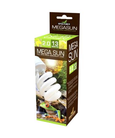 Reptiles-Planet Mega Sun UVB 2.0 Lamp 13W White