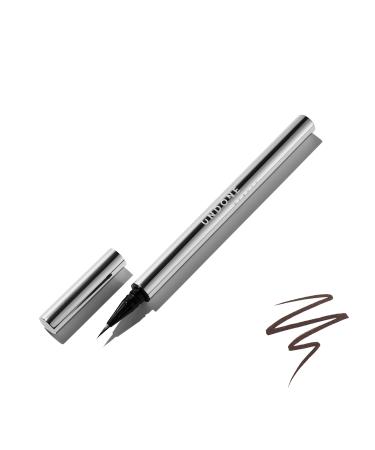 UNDONE BEAUTY Unscripted II Waterproof Precision Liquid Eyeliner with Fine Brush Tip - Dark Chocolate Brown