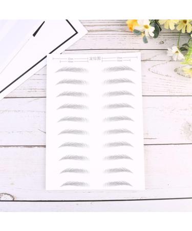 NOLITOY 4 Sheets Pairs 6d Eyebrow Sticker Brow Tatoo Eyebrow Makeup Tools Eyebrow Stickers 3 Proof - Buy Online on SooperMarket.com