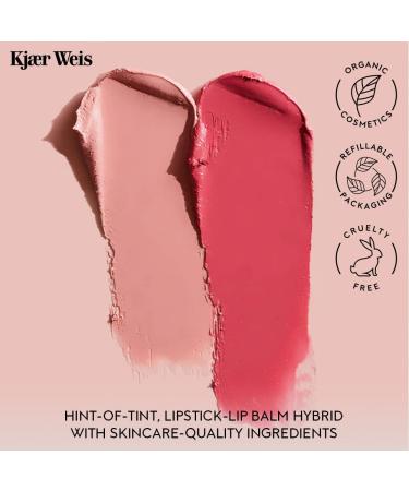 Kjaer Weis Lip Tint - Hydrating Nude Lip Color with Satin Finish | Long-Lasting Nourishing Cruelty-Free Makeup - Buy Online on SooperMarket.com