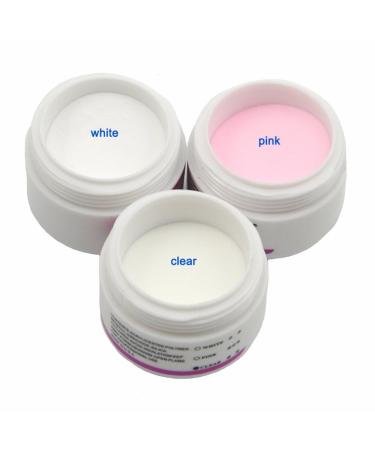 Warm Girl Clear Pink White Acrylic Powder Nail Art Tips Tools Set - Premium Quality for Stunning Nails - Buy Online on SooperMarket.com