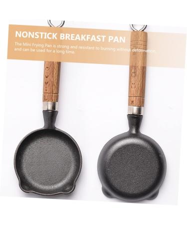 DELURA 1 Set Round Griddle Cookware Egg Frying Pan Mini Egg Pan Mini Pan Steak Frying Pan Pan Breakfast Pan Cooking Utensils Mini Egg Frying Pan Kitchen Supply - Buy Online on SooperMarket.com