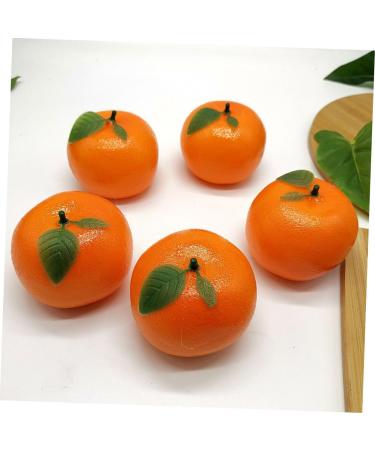 Alipis 5pcs Orange Model Artificial Fruit Mini Decor Light House Decorations for Home Trendy Decor Lifelike Orange Decorations Lifelike Fruit High Simulation Toy Child Foam - Buy Online on SooperMarket.com