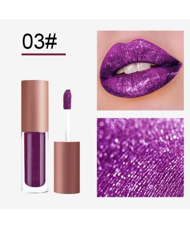 Buy WeixinBuy 4 Colors Matte Metallic Lip Gloss Set - Waterproof Glitter Shimmer Flip Lipsticks | Diamonds Pearl Liquid Lipstick Kit - International Shipping Available - Buy Online on SooperMarket.com