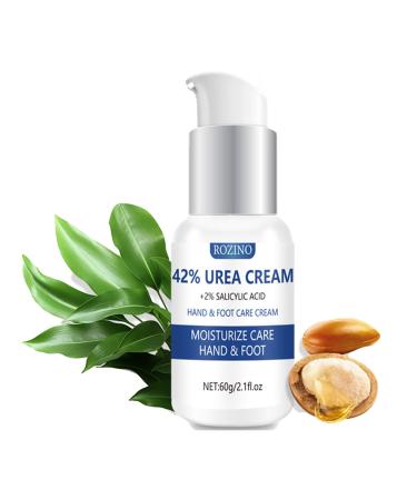 Urea 42% Foot Cream Cracked Heel Repair Cream Foot Cream for Cracked Heels And Dry Skin 42% Urea Cream & 2% Salicylic Acid for Callus Remover & Nourishes Soften Rough Cracked Dead Skin(60g)