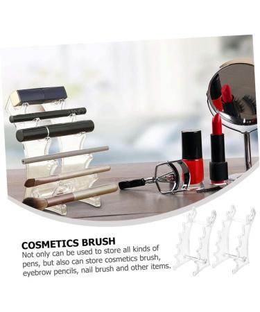 Mikinona 4pcs Arc Pen Holder Acrylic Eyeliner Holder Eyeliner Display Rack Lipstick Organizer Simple Cosmetic - Buy Online on SooperMarket.com