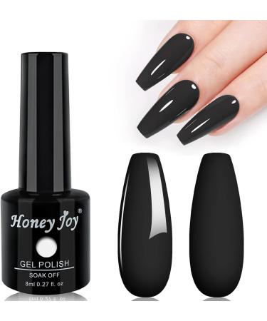 French Silicone Nail Art Stamping Kit with Black Gel Polish - HJ-NAT074-Gel-Black Set - Buy Online on SooperMarket.com