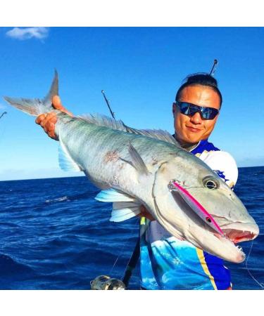Goture Saltwater Jigs Vertical Slow Pitch with Glow Stick Lead - 3Pcs Set for Tuna Salmon Fishing - 80g-250g Options - Ideal Gift for Men - Buy Online on SooperMarket.com