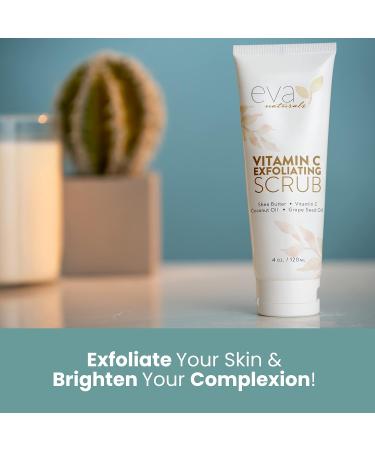 Eva Naturals Vitamin C Exfoliating Scrub - Clear and Cleanse Your Face with this Facial Exfoliator - Buy Online on SooperMarket.com