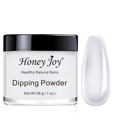 28g/Box Fine Dipping Powder French Manicure Clear Foundation Pink White Dip Powder Nails Starter Kit Clear HJ-ND064B-Clear-DE