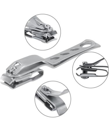 3Pc Professional Stainless Steel Small Nail Clipper Cuticle Cutter Nipper with Rotate Head - Buy Online on SooperMarket.com