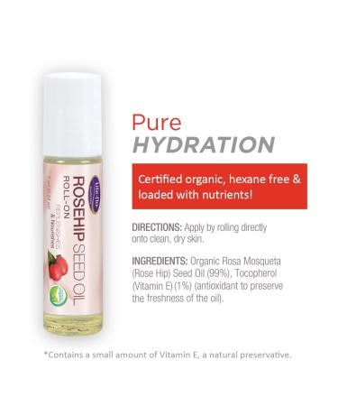 Buy Life-flo Rosehip Seed Oil Roll-On 7ml - Skin Nourishing & Natural Healing - Buy Online on SooperMarket.com