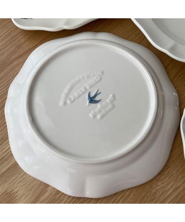 Dinnerware Dishes Plates Swallow Embossed Dining Plate Vintage Tableware Solid Simple Fish Plate Household Kitchen Restaurant Ceramic Dining Plate Oval Fish Plate Dinner Restaurant Family Party Plates Small - Buy Online on SooperMarket.com