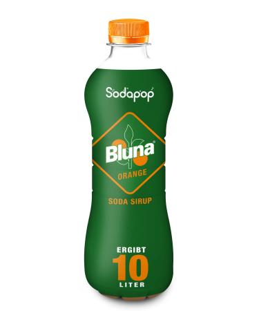 Sodapop Syrup Bluna Orange quick & easy to prepare 1 bottle makes 10 L ready-to-drink 500 ml