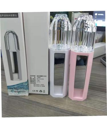 Baluue 1pc Skin Moistener Umidificador De Ar Portable Face Steamer Hydrating Mist Spray Mist Sprayer 15.6x3.6cm - Buy Online on SooperMarket.com