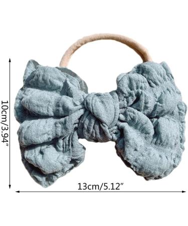 JSGHGDF Girls Bowknot Headband Soft and Stretchy Headwear Elastic Hair Bands Adorments for Infant Toddlers Black - Buy Online on SooperMarket.com