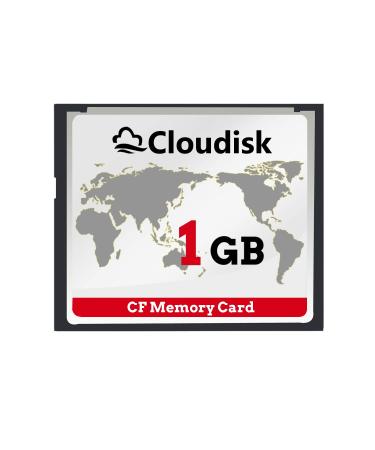 Cloudisk Compact Flash CF Card Memory Cards High Speed CompactFlash Reader Camera Card for DSLR (1GB)